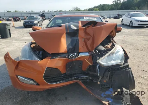 2012 Hyundai Veloster z USA, uszkodzony, nr VIN KMHTC6ADXCU028079